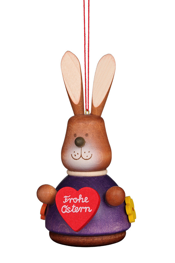 RP Bunny With Heart Ornament