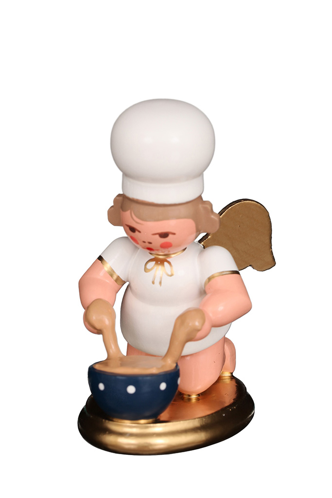 Anděl pekař s mísou na pečivo