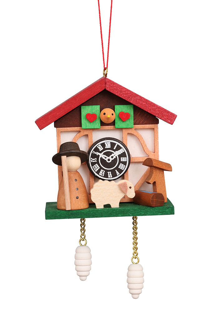 Cuckoo Clock Shepherd Ornament