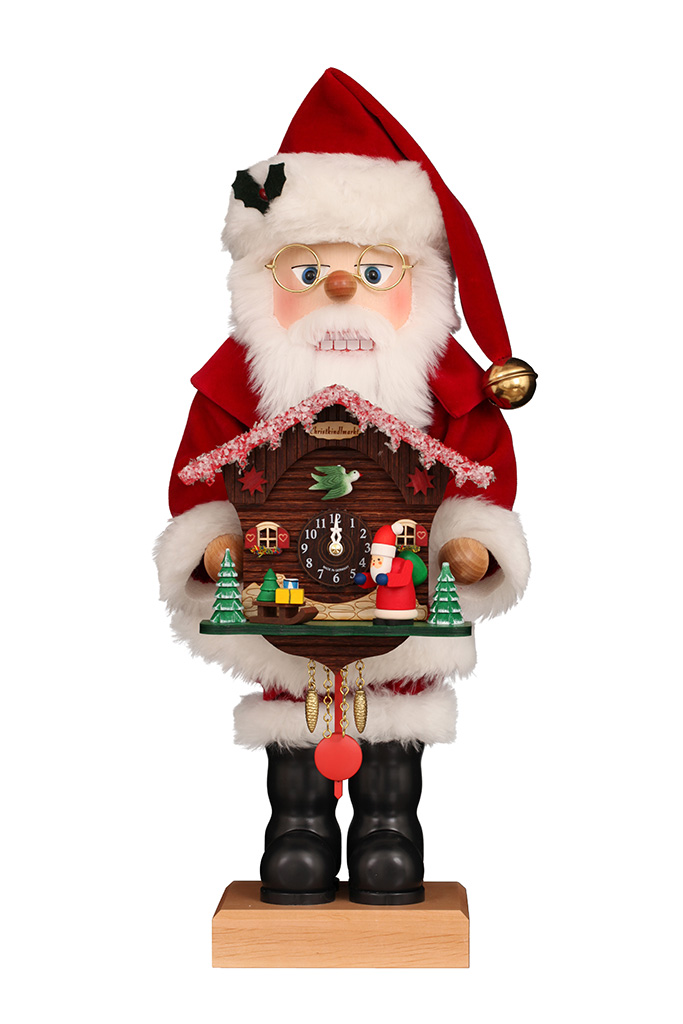 NK Weihnachtsmann mit Kuckucksuhr