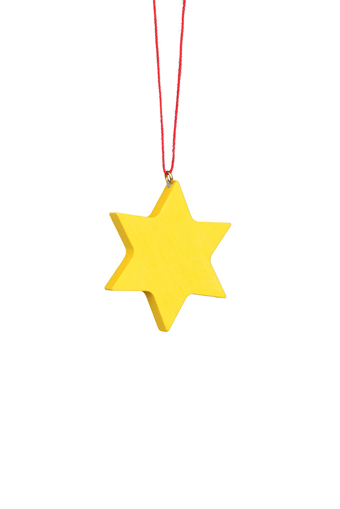 Star Yellow Ornament