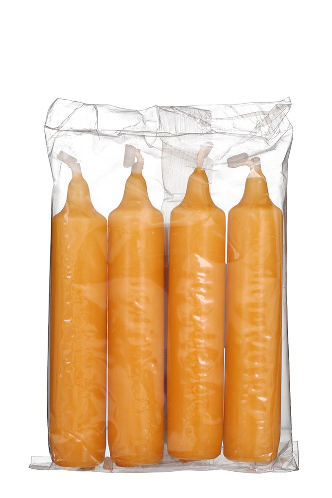 Advent Candle Honeycoloured (4 pcs.)