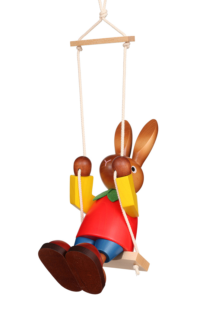 Bunny Man On Swing