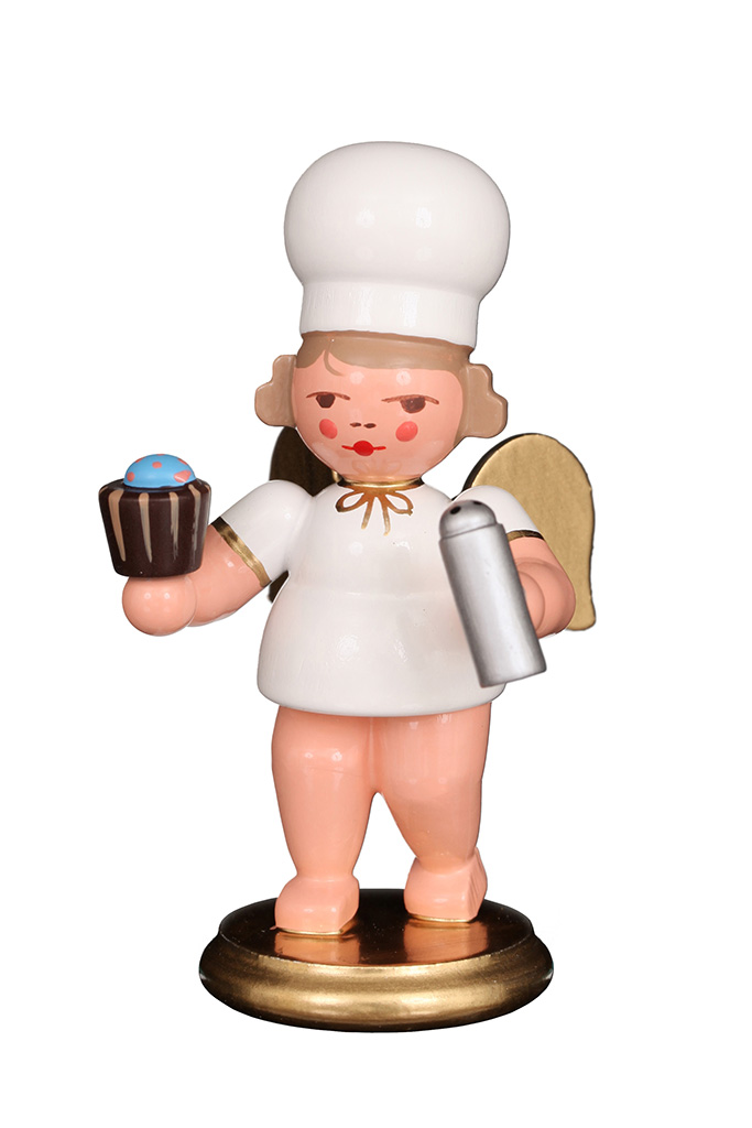 Anjo Confeiteiro com Cupcake
