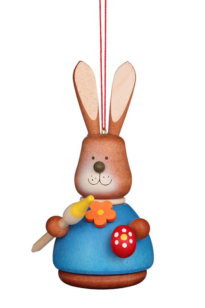 RP Bunny with Brush Ornament