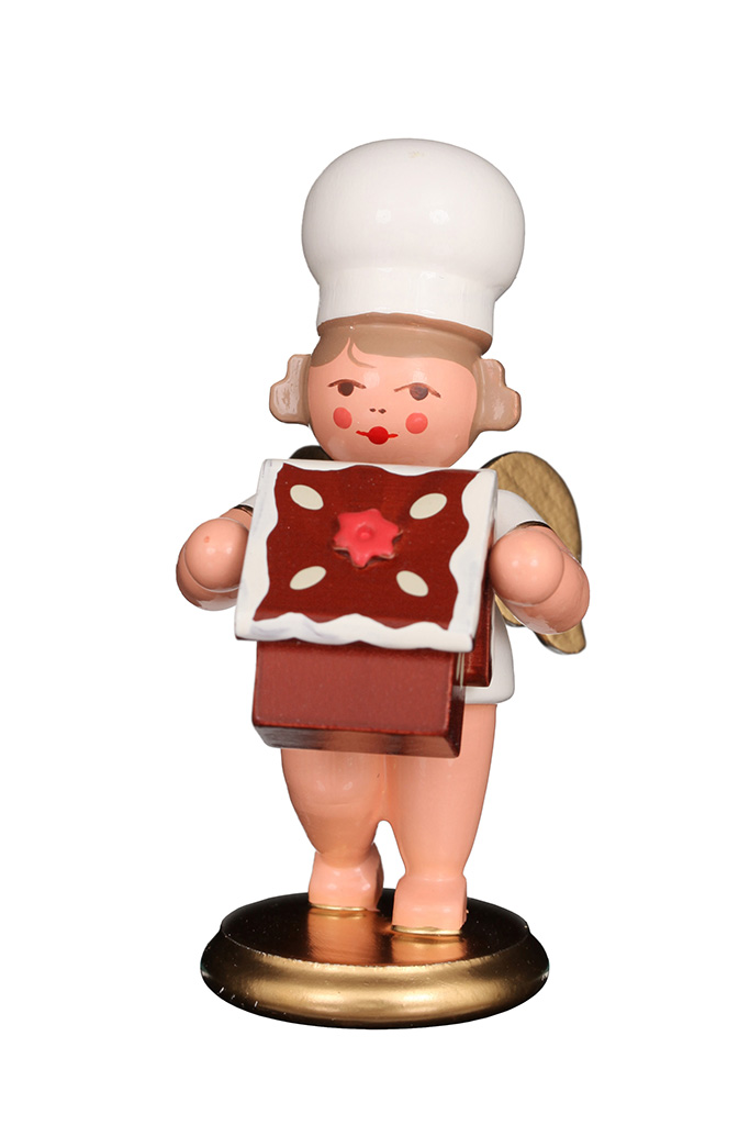 Bäckerengel mit Pfefferkuchenhaus Bäckerengel mit Pfefferkuchenhaus