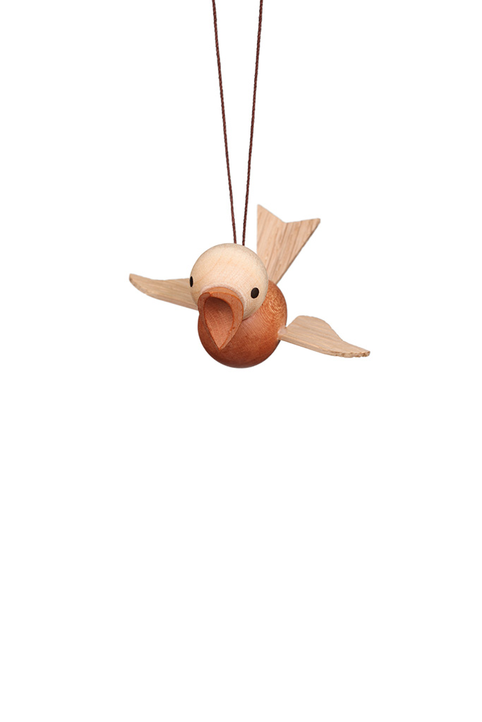 Flightbird Large Natural Ornament