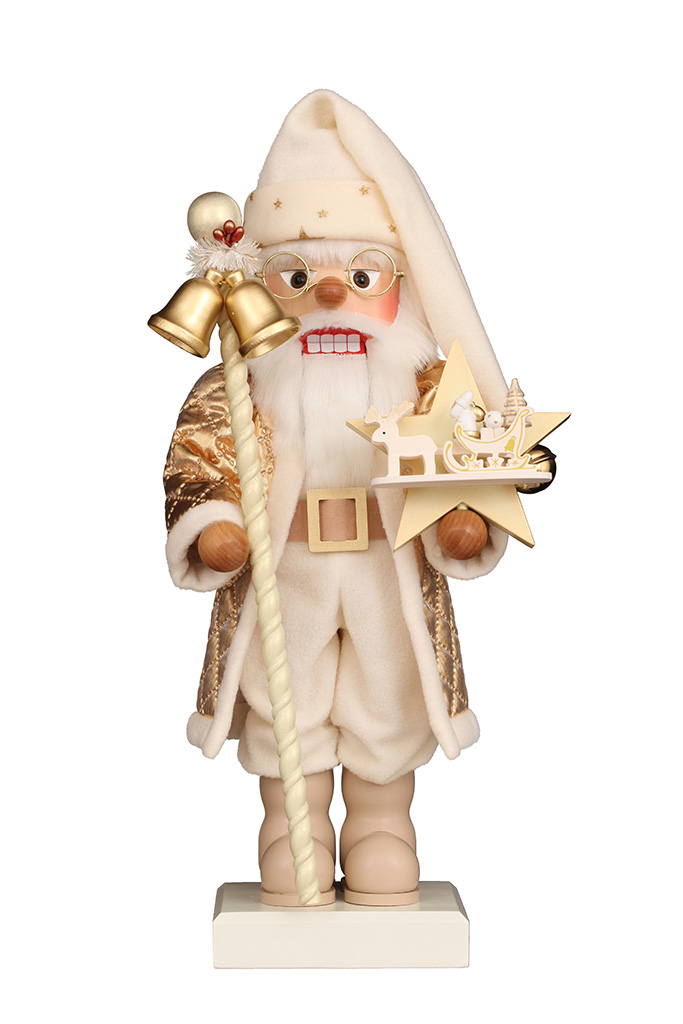 NK Weihnachtsmann weiß/gold