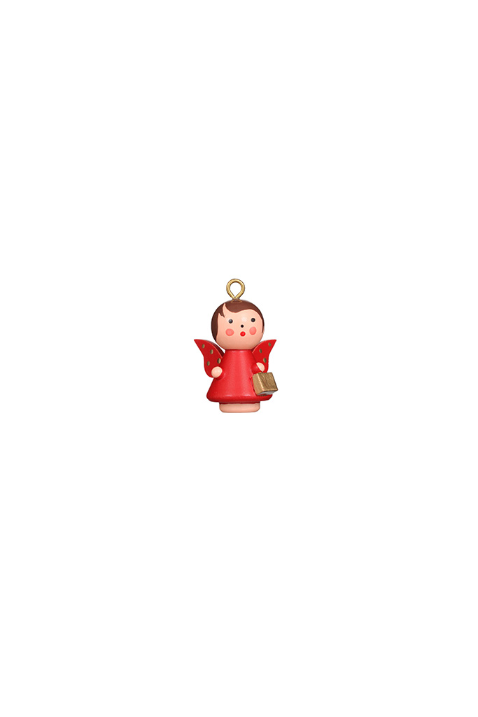 Angel Red Ornament (Without Thread)