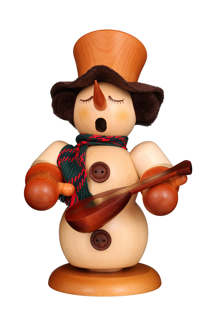 SM Snowman With Lute natural