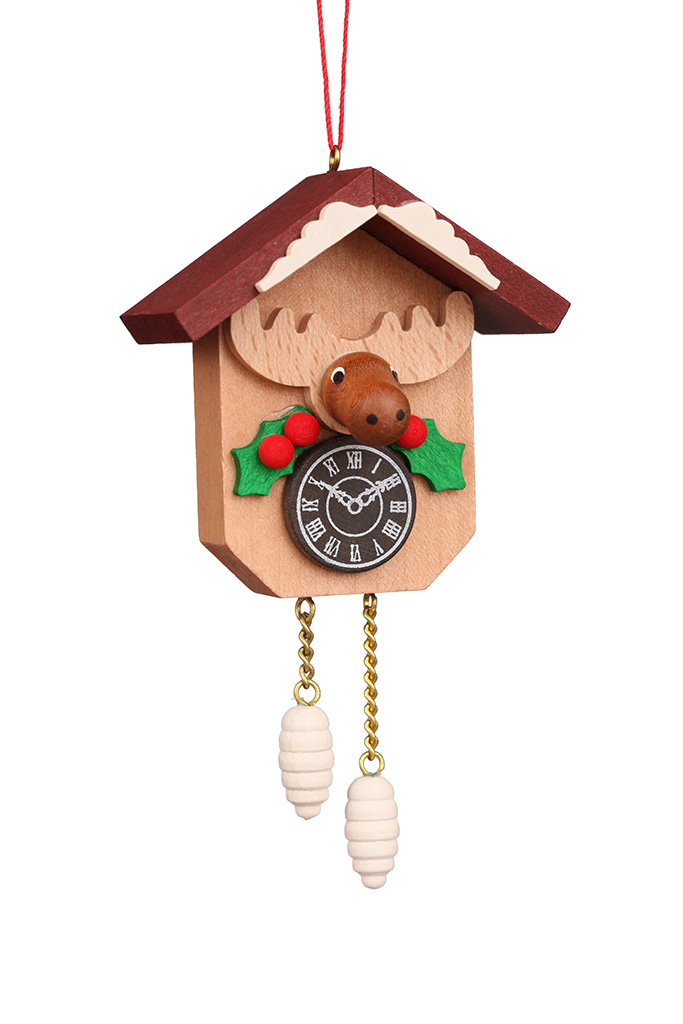 Cuckoo Clock With Elk Ornament