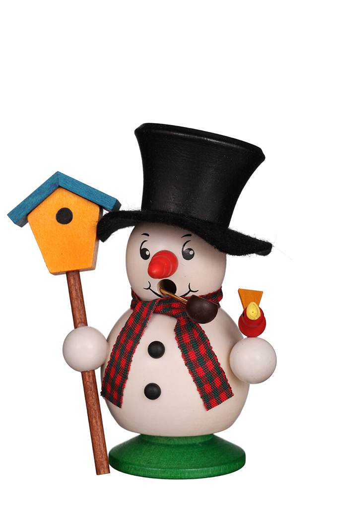 HF Boneco da Neve pequeno com casa de passarinho