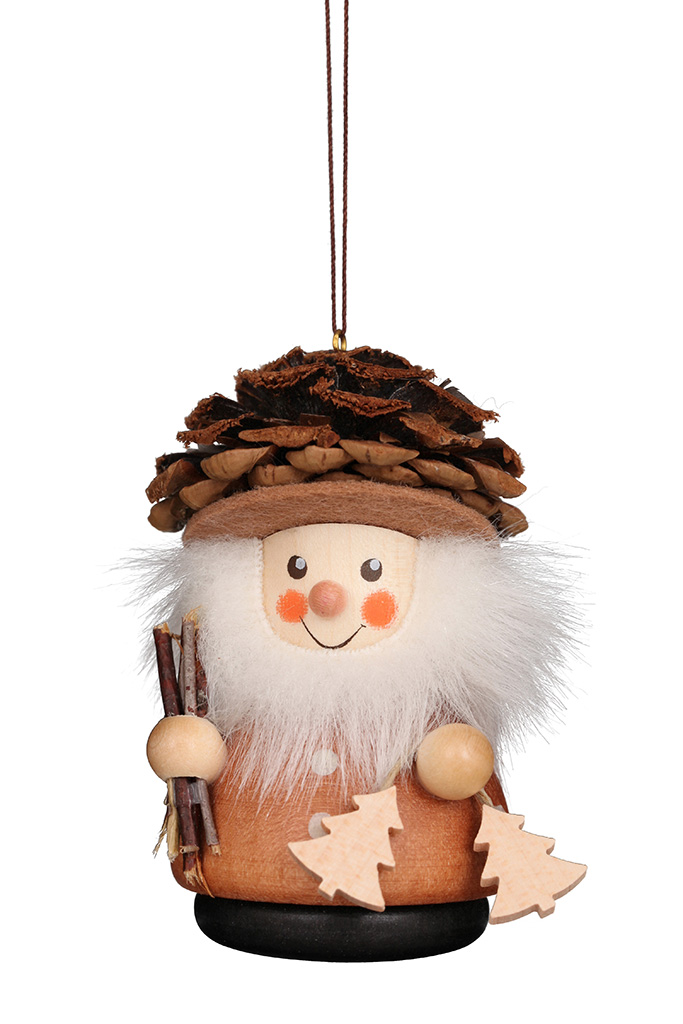 RP Fir Cone Man Natural Ornament