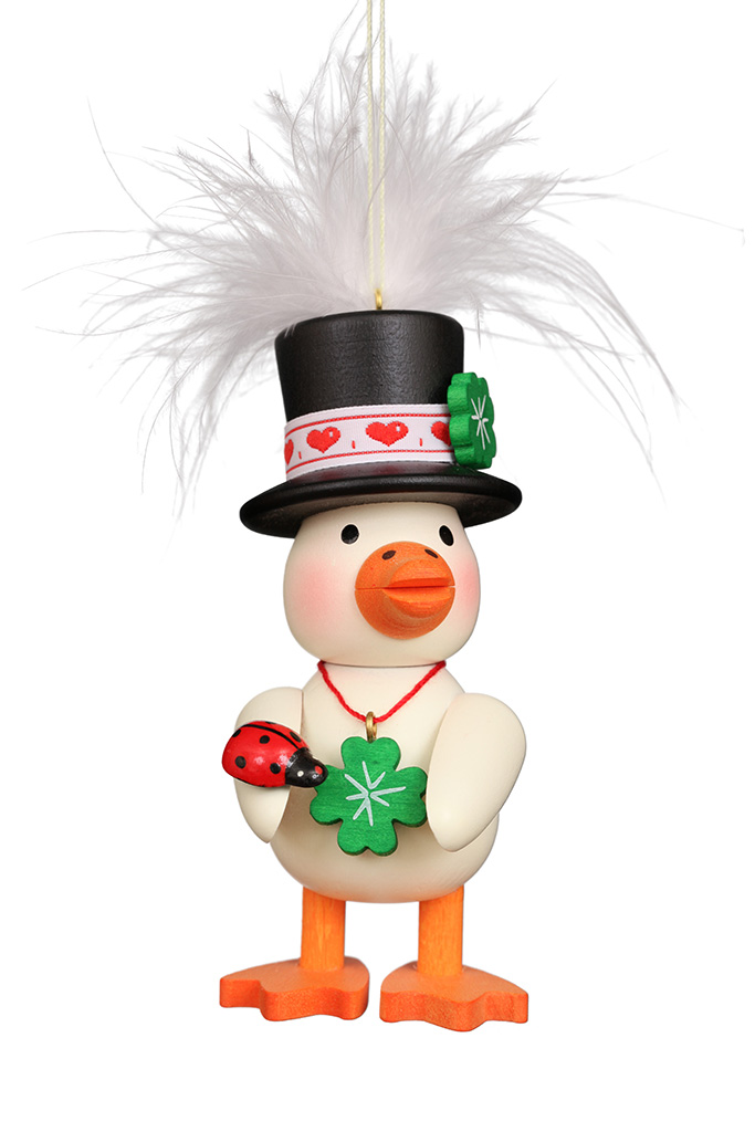 Ducky "Good Luck" Ornament